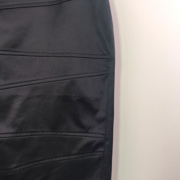 Alfani Basic Black Stitch Detail Pencil Skirt 164 - Picture 2 of 7